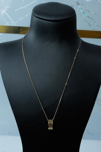 سلسال ذهب ناعم عيار 18 بتصميم الدبلة الفخم الوزن 2...