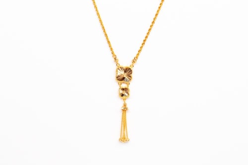 سبحة ذهب تصميم الفان كليف عيار 21