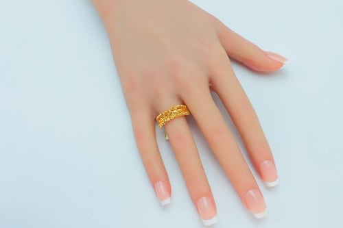 خاتم ذهب الدوريكاء عيار 21