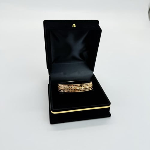 غوايش ذهب عيار 21 بكج مكس رولكس مع وردة وزن 19.2 ج...