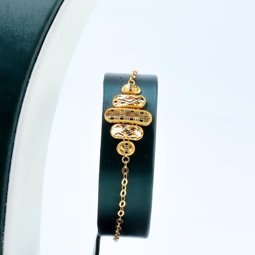 طقم ذهب كويتي ملكي فاخر عيار 21 وزن 25.84 جرام بتص...