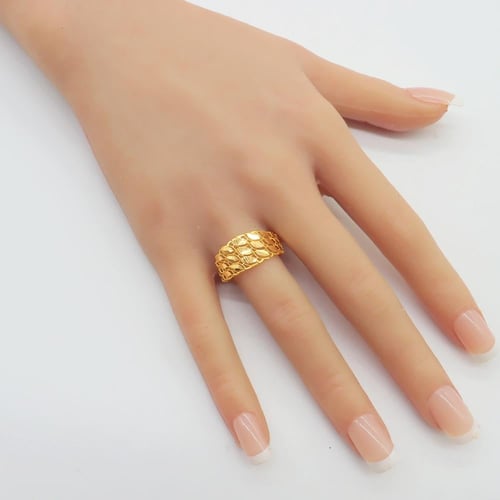 خاتم ذهب عيار 21