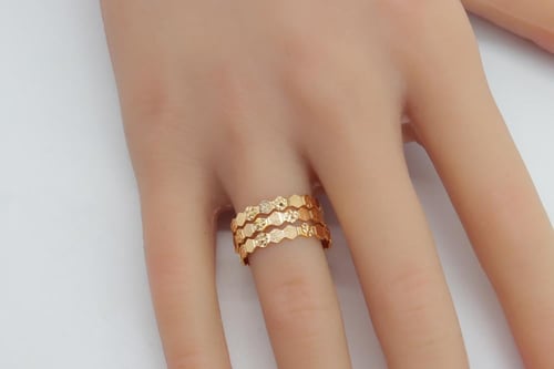 دبلة ذهب تونز الشومية عيار 21