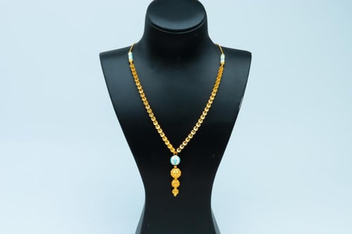 سبحة ذهب هندي عيار 21 وزن 12.18 جرام