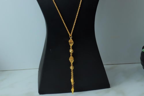 عقد سبحة ذهب عيار 21 وزن 8 جرام - تألقى باناقة الت...