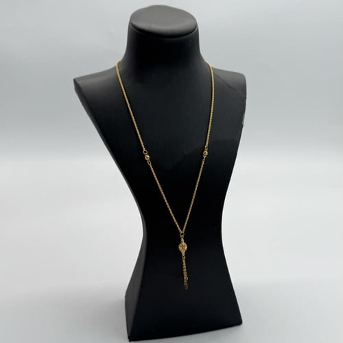 سبحة ذهب المبروم عيار 21 وزن 3.6 جرام