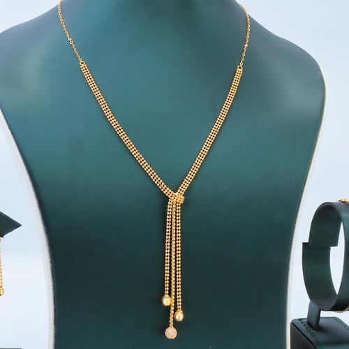 طقم ذهب الشال تصميم ايطالي عيار 21 وزن 12.71 جرام