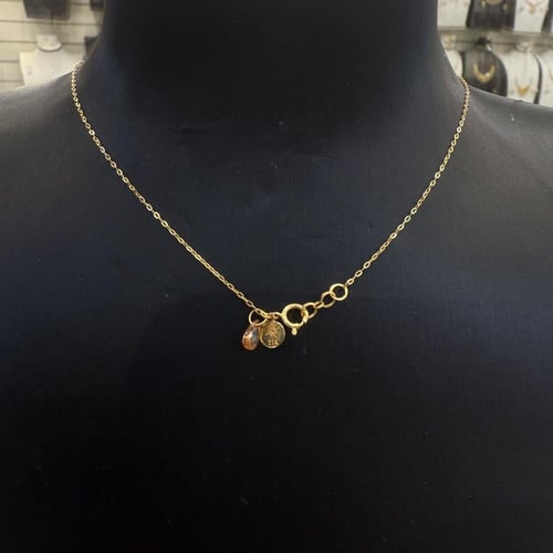 سلسال ذهب الببلز عيار 21 وزن 1.2 جرام