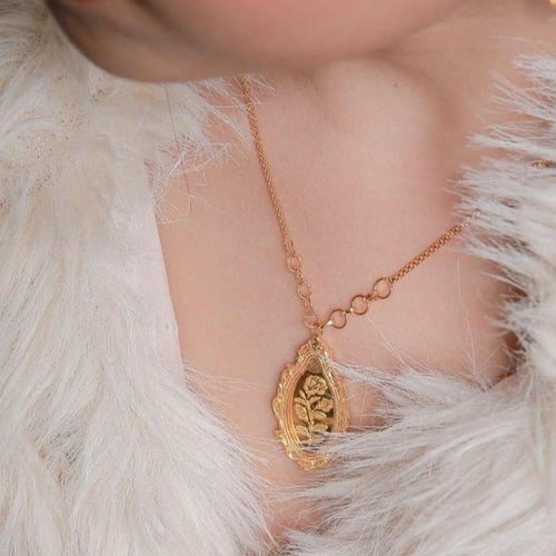 عقد فكتوري بتصميم مميز مزيج بين سبيكة وزن 5 قرام ع...