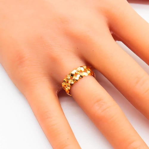 دبلة ذهب حب الرمان عيار 21