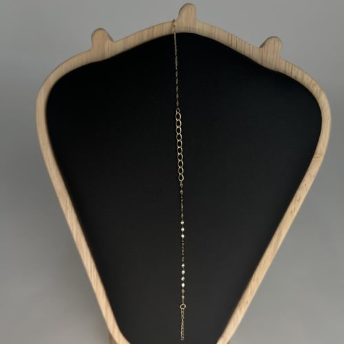 اسوارة جنزير ذهب نواعم عيار 18 وزن 0.5 جرام