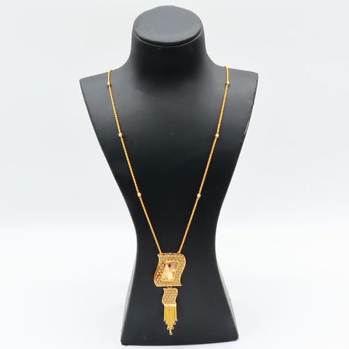 سبحة ذهب بحريني عيار 21 وزن 7.3 جرام