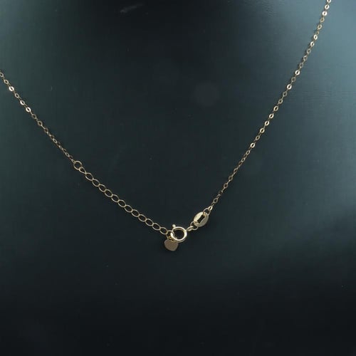 سلسال ذهب الببلز عيار 18 وزن 1.11 جرام