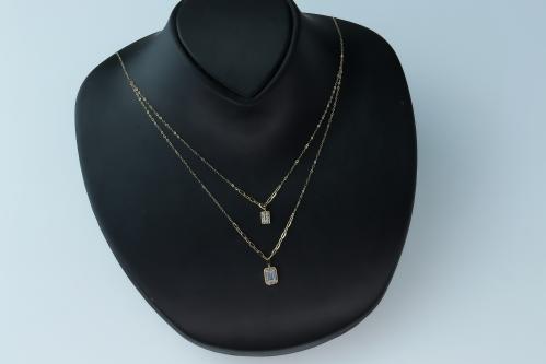 سلسال ذهب دورين عيار 18 بتصميم سبيكة ماسي بوزن 1.1...