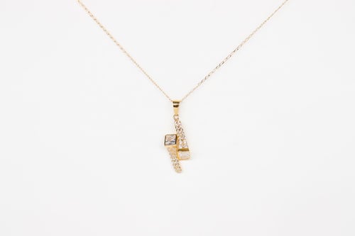 سلسال ذهب مارلي تصميم الماسي عيار 18