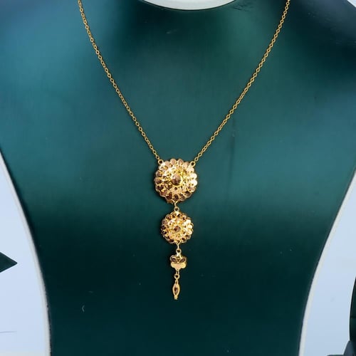 طقم ذهب كرسي جابر عيار 21 وزن 5.1 جرام