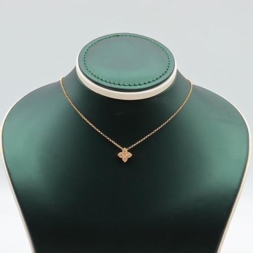 عقد ذهب روبرتو كوين تصميم الماسي عيار 18 وزن 3.13...