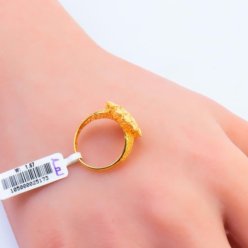 خاتم ذهب عيار 21