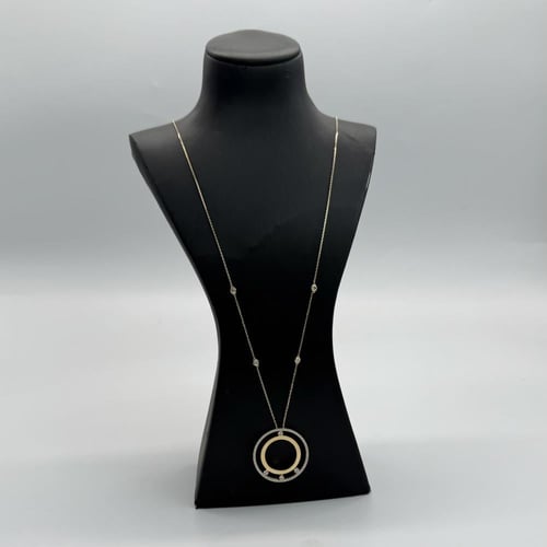 سبحة ذهب المسيكاء عيار 18 بتصميم الماسي وزن 12 جرا...