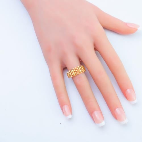 خاتم ذهب عيار 21 وزن 1.85 جرام