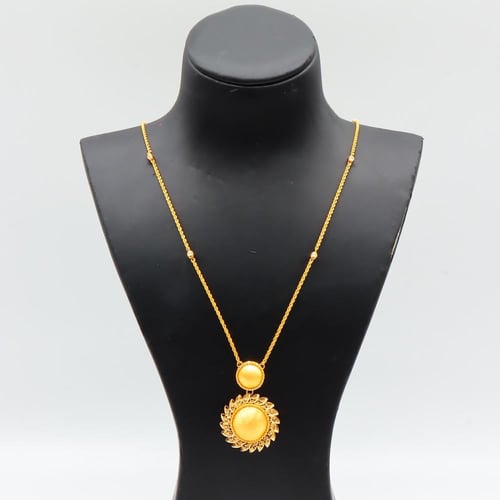 سلسلة ذهب البصمة عيار 21 وزن 6.77 جرام -لمسة عصرية...