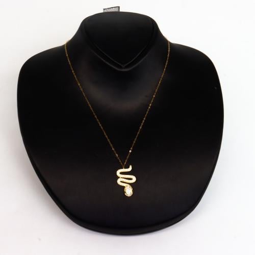 سلسال ذهب بلغاري تصميم الماسي نواعم عيار 18 وزن 1....