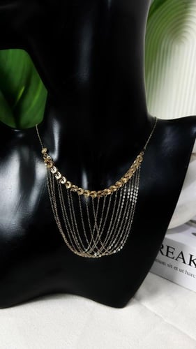 سلسال ذهب عيار 18 وزن 2.1 جرام