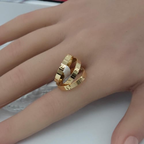 دبلة كارتير ذهب مرامي عيار 21 بوزن 3 جرام