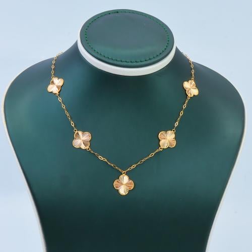 عقد فان كليف ذهب الخمس وردات وزن 4.5 جرام