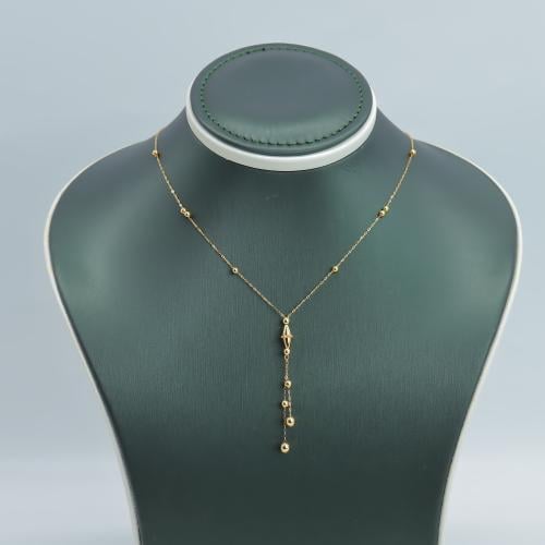 عقد ذهب ناعم عيار 21 وزن 1.25 جرام