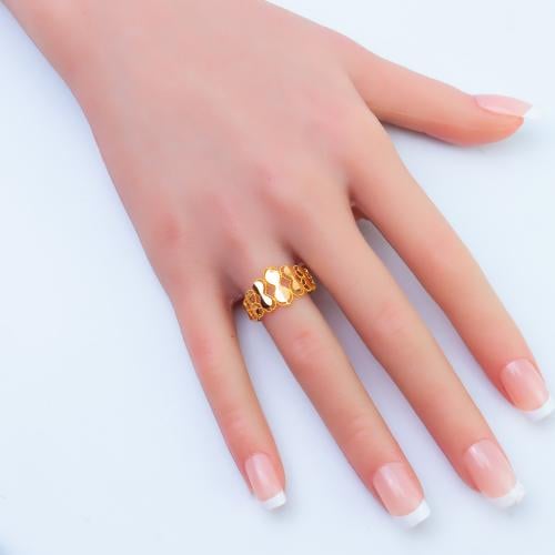 خاتم ذهب عيار 21