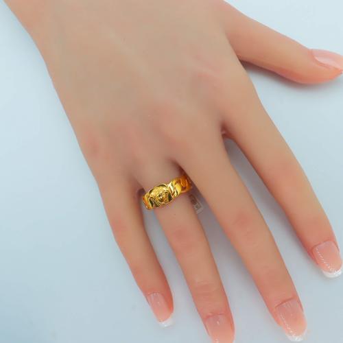 خاتم ذهب تصميم فرزاتشي عيار 21