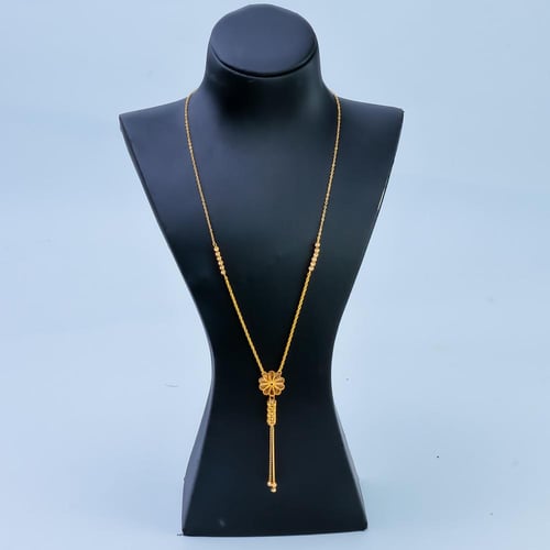 سبحة ذهب الوردة عيار 21 وزن 5.15 جرام