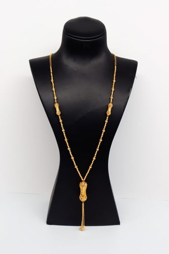 سلسلة سبحة ذهب بحريني عيار 21 بوزن 18.64 جرام