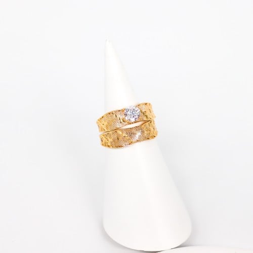 خاتم توينز عيار 18