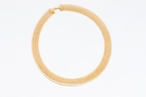 عقد | سلسال ذهب اوميقاء عيار 18 وزن 13.33 جرام