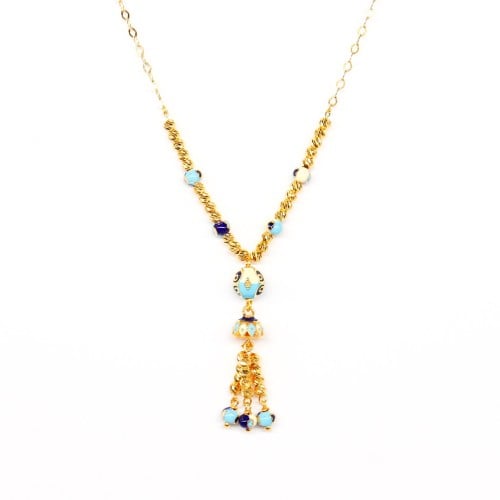 سلسال ذهب تصميم هندي عيار 21