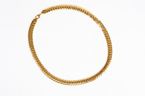 سلسال ذهب جنزير عيار 18 وزن 15 جرام