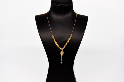 سبحة ذهب بحريني بالتصميم الحلبي عيار 21