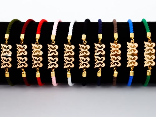 اساور قيطان فراشة توينز