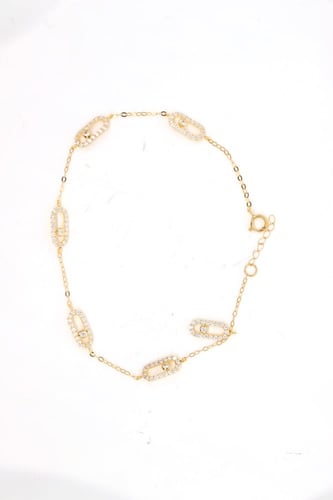 سوارة المسيكاء تصميم الماسي عيار 18