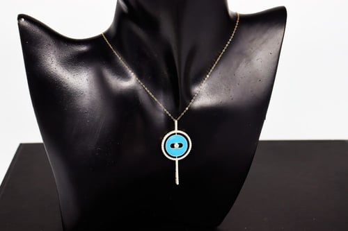 سلسال ذهب Lucky Move Arrow من مسيكاء تصميم الماسي...