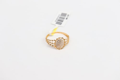 خاتم تصميم الماسي عيار 21