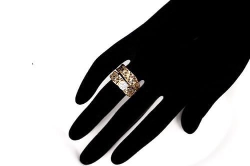 خاتم توينز عيار 18