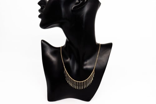 سلسال ذهب تصميم ياباني عيار 18 وزن 7.3 جرام