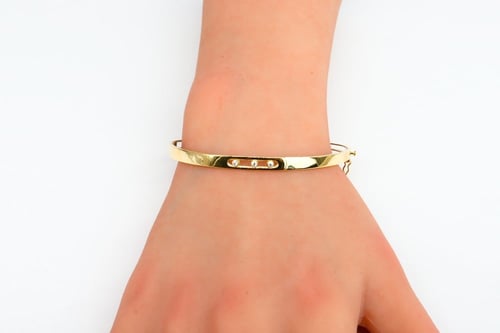 سوارة ذهب المسيكاء مع الخاتم عيار 18