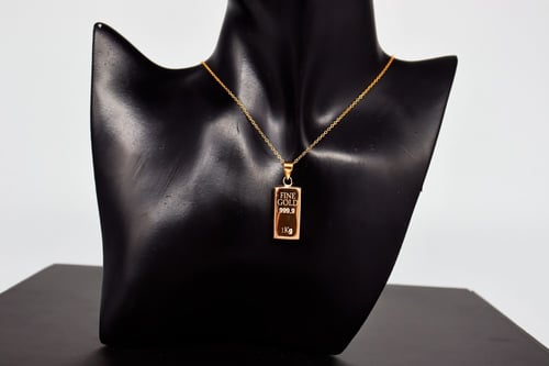 سلسال ذهب السبيكة عيار 21 الوزن: 4.9جرام