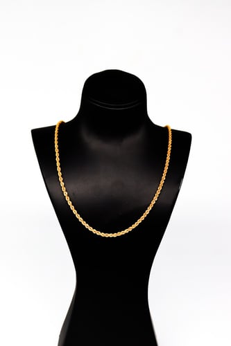 سلسال المبروم عيار 21 طول 60 سم