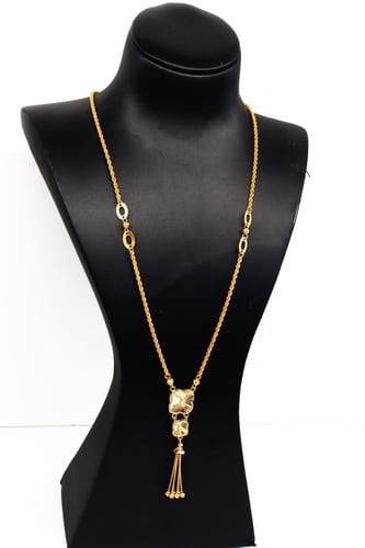 سبحة ذهب تصميم الفان كليف عيار 21