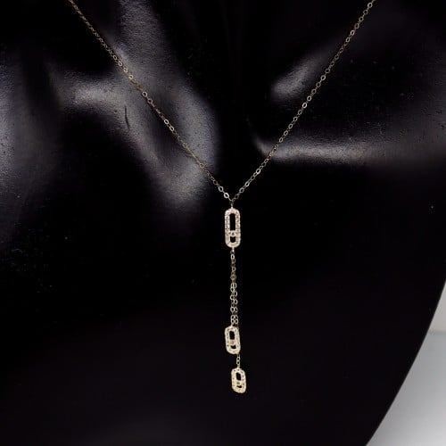 سلسال ذهب المسيكاء النازل عيار 18 وزنة 0.9 جرام